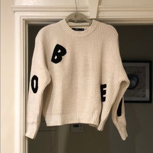 Obey worldwide oatmeal sweater